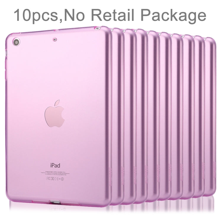 10 PCS HAWEEL for iPad mini 1 / 2 / 3 Slim Transparent TPU Protective Case, No Retail Package