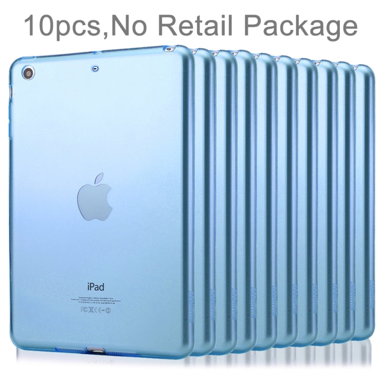 10 PCS HAWEEL for iPad mini 1 / 2 / 3 Slim Transparent TPU Protective Case, No Retail Package