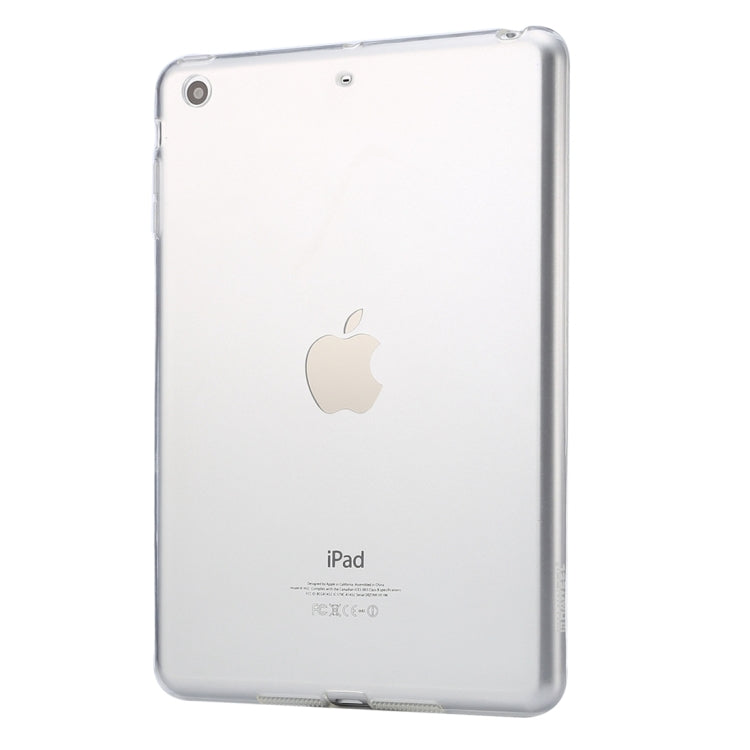 10 PCS HAWEEL for iPad mini 1 / 2 / 3 Slim Transparent TPU Protective Case, No Retail Package