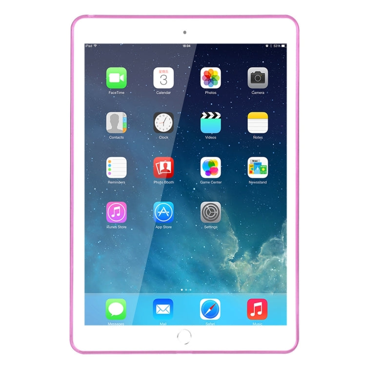 10 PCS HAWEEL for iPad Air 2 Slim Transparent TPU Protective Case, No Retail Package
