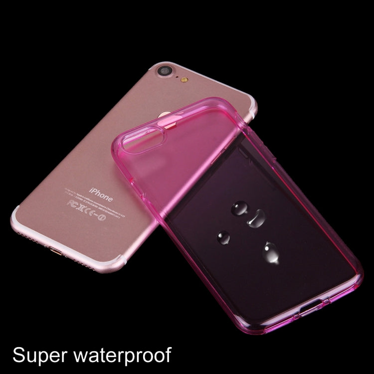 100 PCS HAWEEL for  iPhone 8 & 7  Soft Semitransparent TPU Protective Case