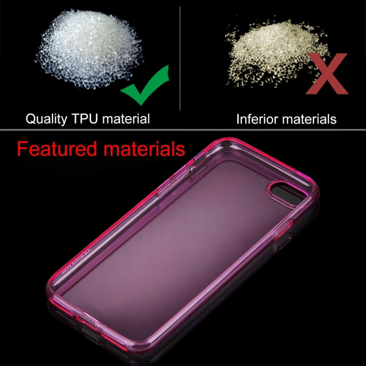 100 PCS HAWEEL for  iPhone 8 & 7  Soft Semitransparent TPU Protective Case