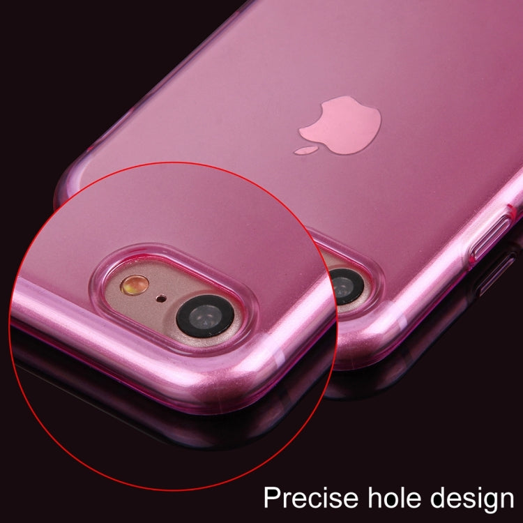 100 PCS HAWEEL for  iPhone 8 & 7  Soft Semitransparent TPU Protective Case