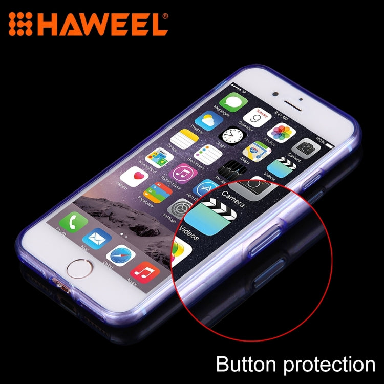 100 PCS HAWEEL for  iPhone 8 & 7  Soft Semitransparent TPU Protective Case
