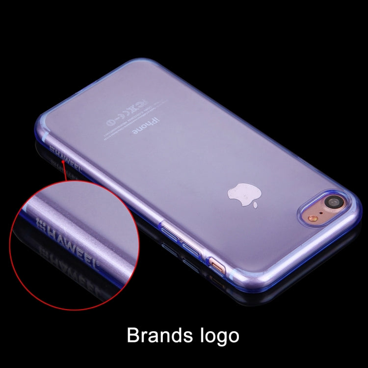 100 PCS HAWEEL for  iPhone 8 & 7  Soft Semitransparent TPU Protective Case
