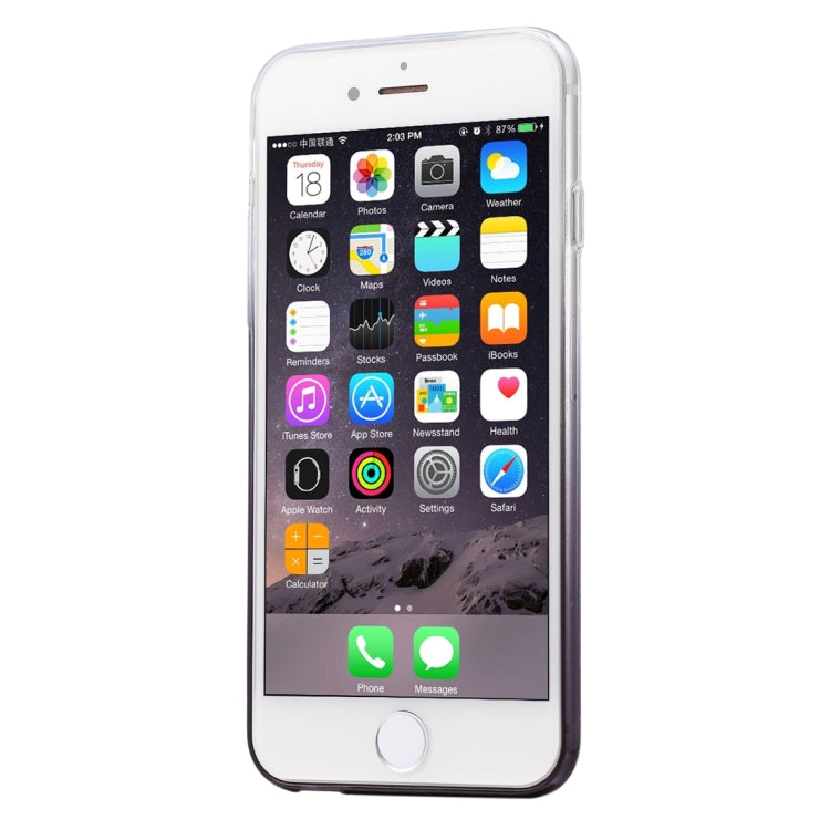100 PCS HAWEEL for iPhone 6 Plus & 6s Plus Ultra Slim Gradient Color Clear Soft TPU Case, No Retail Package