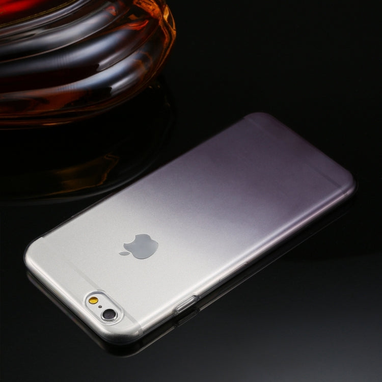 100 PCS HAWEEL for iPhone 6 Plus & 6s Plus Ultra Slim Gradient Color Clear Soft TPU Case, No Retail Package