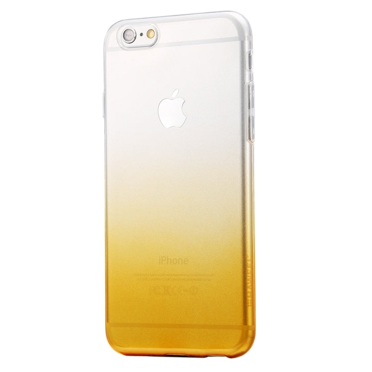 100 PCS HAWEEL for iPhone 6 Plus & 6s Plus Ultra Slim Gradient Color Clear Soft TPU Case, No Retail Package