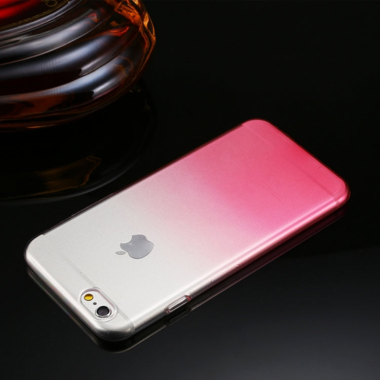 100 PCS HAWEEL for iPhone 6 Plus & 6s Plus Ultra Slim Gradient Color Clear Soft TPU Case, No Retail Package
