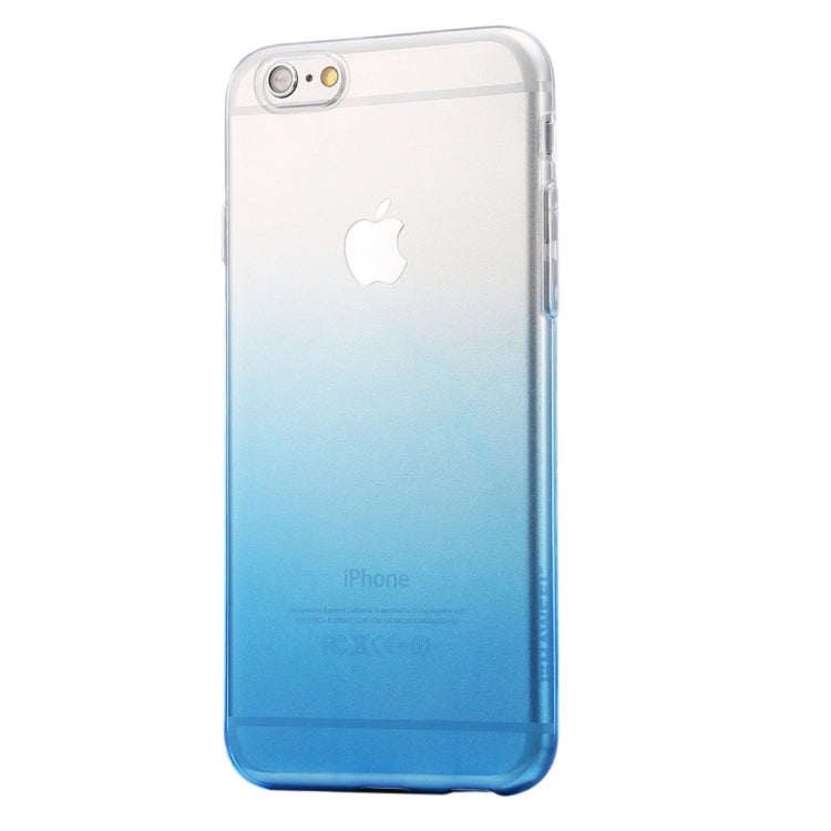 100 PCS HAWEEL for iPhone 6 Plus & 6s Plus Ultra Slim Gradient Color Clear Soft TPU Case, No Retail Package