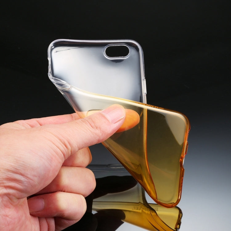 100 PCS HAWEEL for iPhone 6 & 6s Ultra Slim Gradient Color Clear Soft TPU Case, No Retail Package