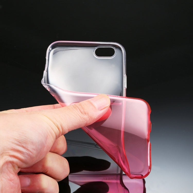100 PCS HAWEEL for iPhone 6 & 6s Ultra Slim Gradient Color Clear Soft TPU Case, No Retail Package