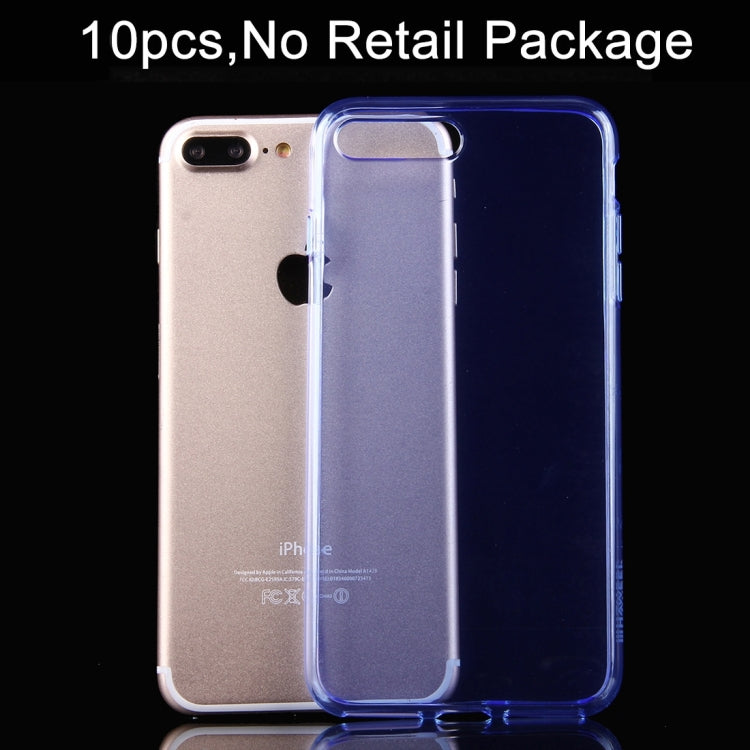 10 PCS HAWEEL for iPhone 8 Plus & 7 Plus   Soft Semitransparent TPU Protective Case