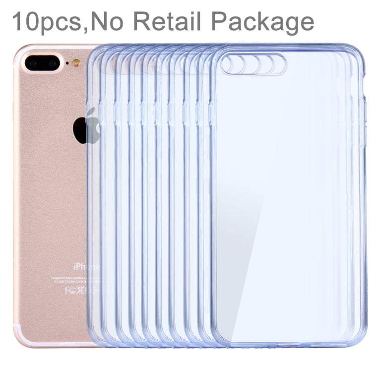 10 PCS HAWEEL for iPhone 8 Plus & 7 Plus   Soft Semitransparent TPU Protective Case