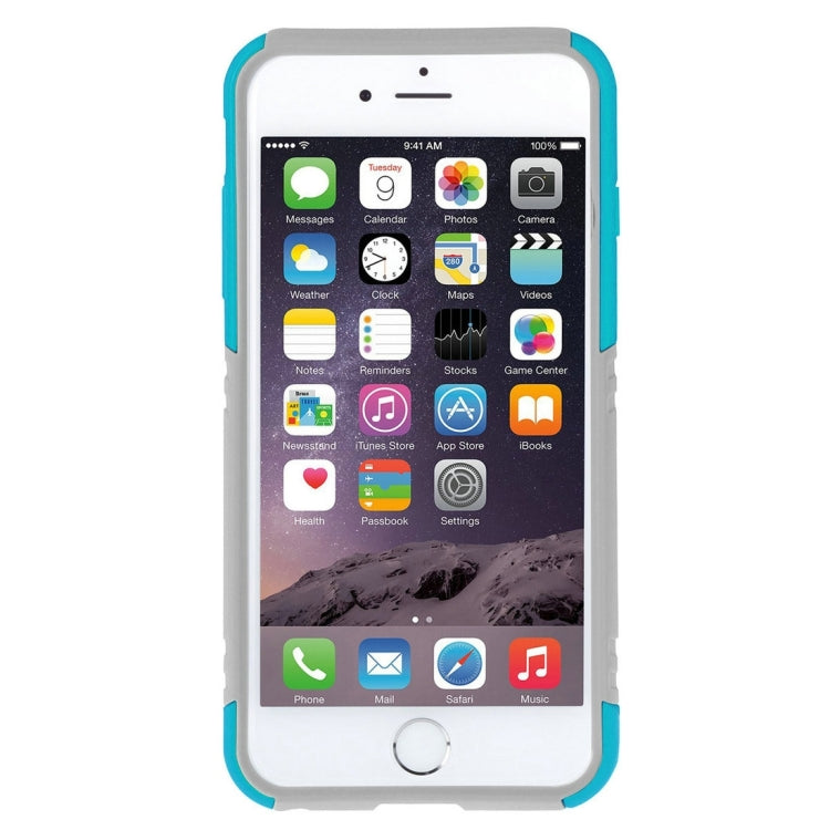 10 PCS HAWEEL for iPhone 6 & 6s Dual Layer TPU Plastic Combo Case with Kickstand, No Retail Package