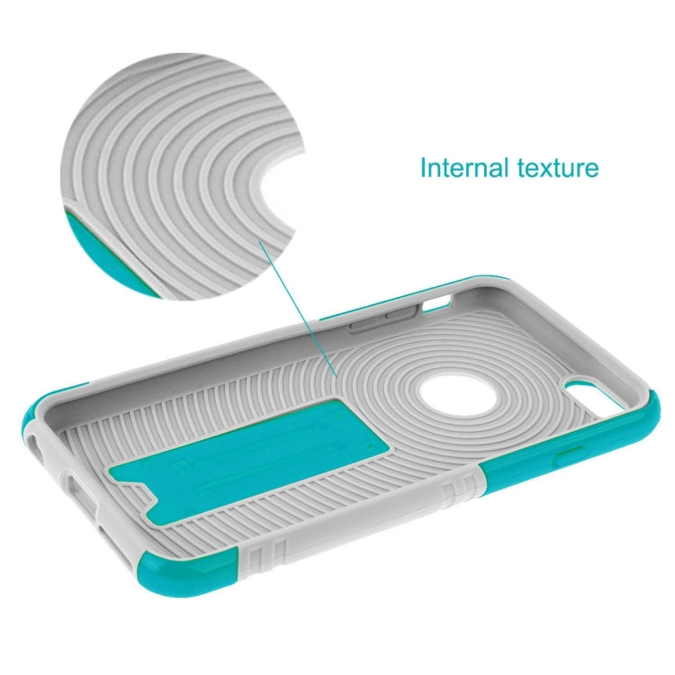 10 PCS HAWEEL for iPhone 6 & 6s Dual Layer TPU Plastic Combo Case with Kickstand, No Retail Package