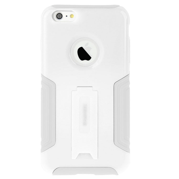 10 PCS HAWEEL for iPhone 6 & 6s Dual Layer TPU Plastic Combo Case with Kickstand, No Retail Package