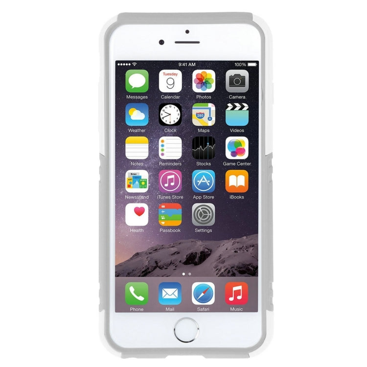 10 PCS HAWEEL for iPhone 6 & 6s Dual Layer TPU Plastic Combo Case with Kickstand, No Retail Package