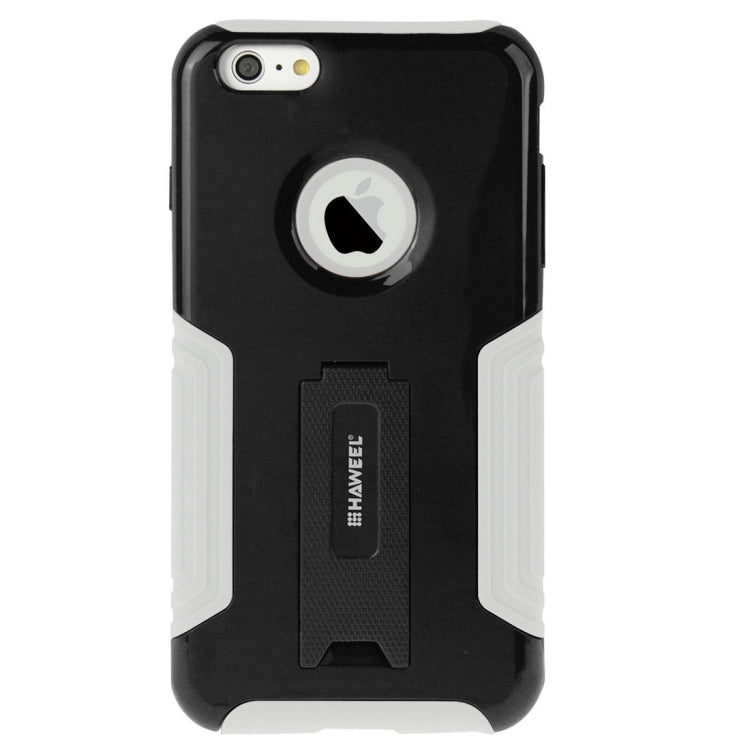 10 PCS HAWEEL for iPhone 6 Plus & 6s Plus Dual Layer TPU Plastic Combo Case with Kickstand, No Retail Package