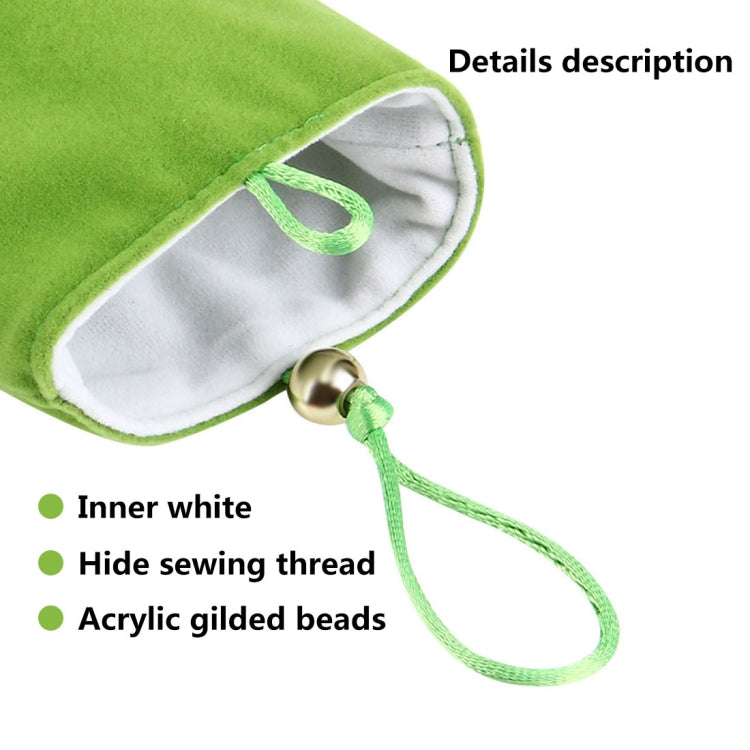 20 PCS Mixed Colors HAWEEL Soft Flannel Pouch Bag Kit with Candy Cans Package for up to 5.5 inch Screen Phone, Size: 18.5cm x 9cm