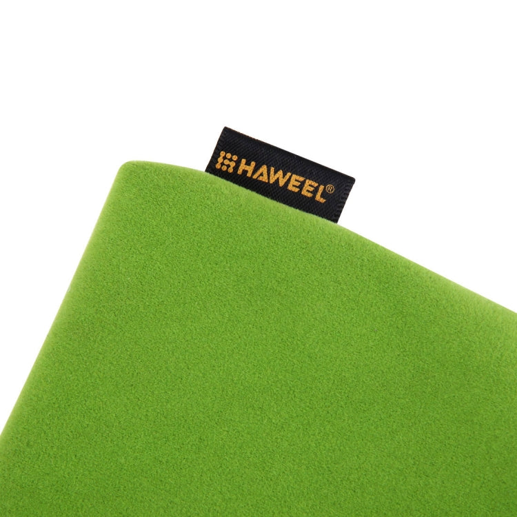 20 PCS Mixed Colors HAWEEL Soft Flannel Pouch Bag Kit with Candy Cans Package for up to 5.5 inch Screen Phone, Size: 18.5cm x 9cm