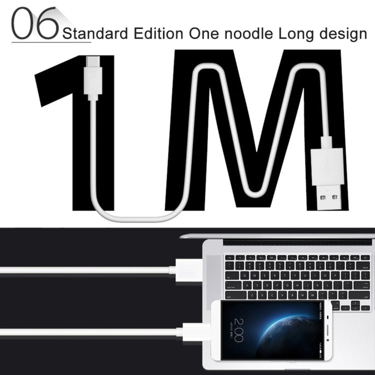 35 PCS 1m USB-C / Type-C to USB 2.0 Data & Charging Cable Kit with Candy Cans Package, For Galaxy S8 & S8 + / LG G6 / Huawei P10 & P10 Plus / Oneplus 5 / Xiaomi Mi6 & Max 2 /and other Smartphones