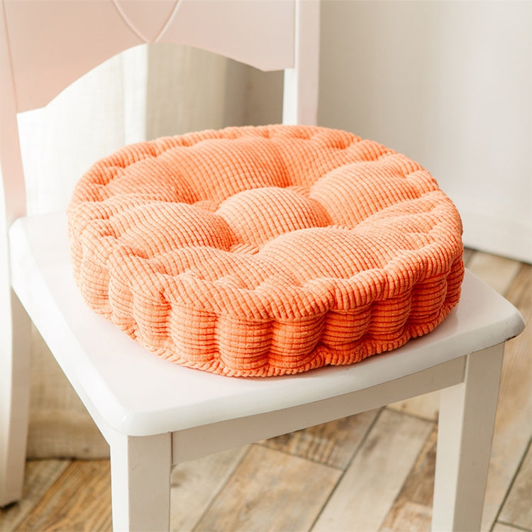 Thickened Round Computer Chair Cushion Floor Mat for Office Classroom Home, Size:38x38cm