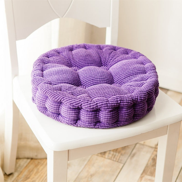 Thickened Round Computer Chair Cushion Floor Mat for Office Classroom Home, Size:48x48cm