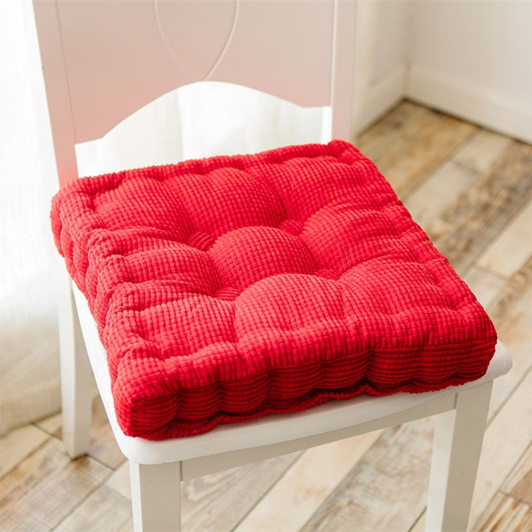 Thickened Square Computer Chair Cushion Floor Mat for Office Classroom Home, Size:38x38cm