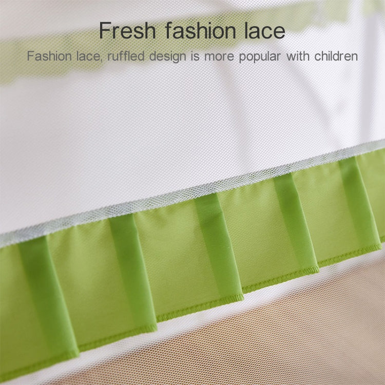 Student Dormitory Free Installation Yurt Mosquito Net Encryption Zipper Double Door Defence Mosquito for 90cm Width Lower Berth