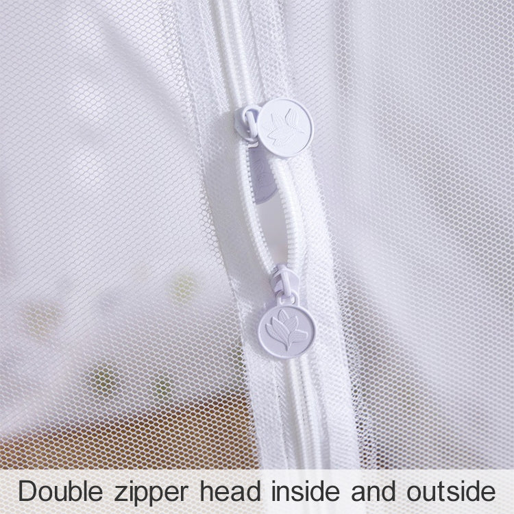 Student Dormitory Free Installation Yurt Mosquito Net Encryption Zipper Double Door Defence Mosquito for 120cm Width Lower Berth