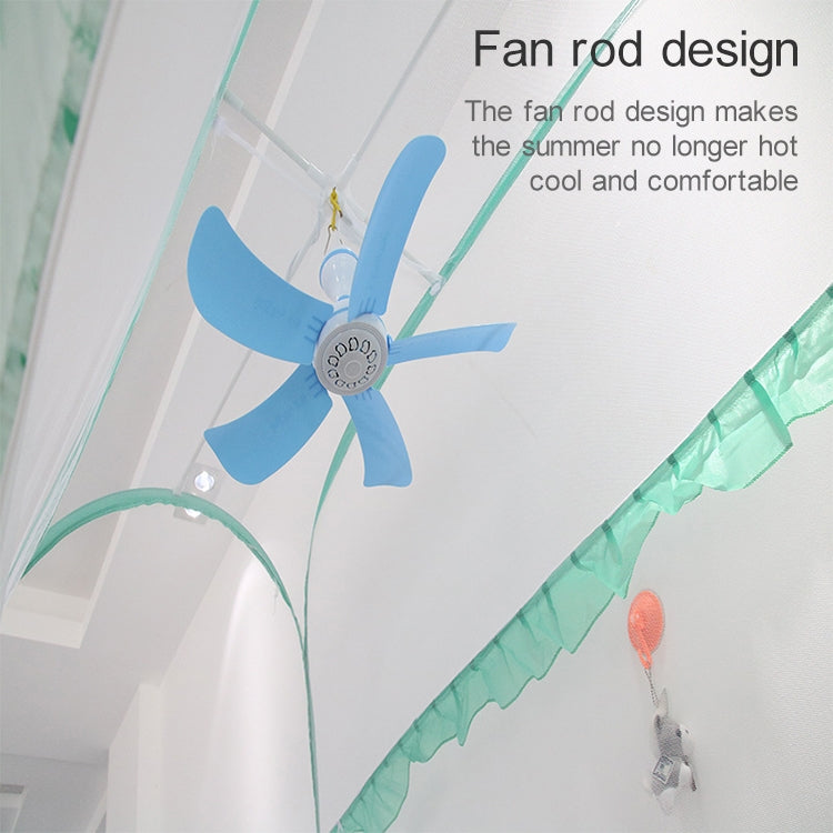 Student Dormitory Free Installation Yurt Mosquito Net Encryption Zipper Double Door Defence Mosquito for 135cm Width Lower Berth