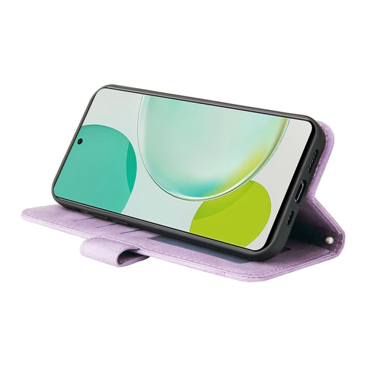 For Huawei nova 11i / Maimang 20 5G / Enjoy 60 Pro Skin Feel Life Tree Metal Button Leather Phone Case