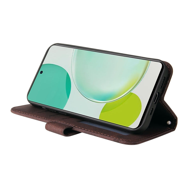 For Huawei nova 11i / Maimang 20 5G / Enjoy 60 Pro Skin Feel Life Tree Metal Button Leather Phone Case