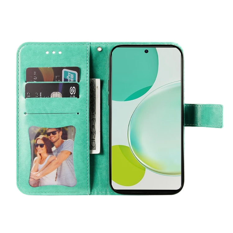 For Huawei nova 11i / Maimang 20 5G / Enjoy 60 Pro 7-petal Flowers Embossing Leather Phone Case