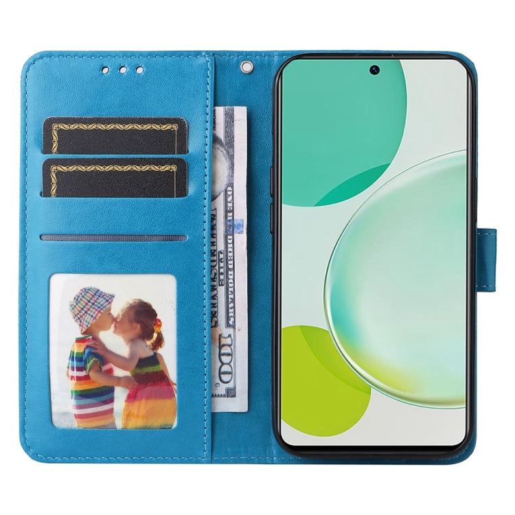 For Huawei nova 11i / Maimang 20 5G / Enjoy 60 Pro Embossed Sunflower Leather Phone Case