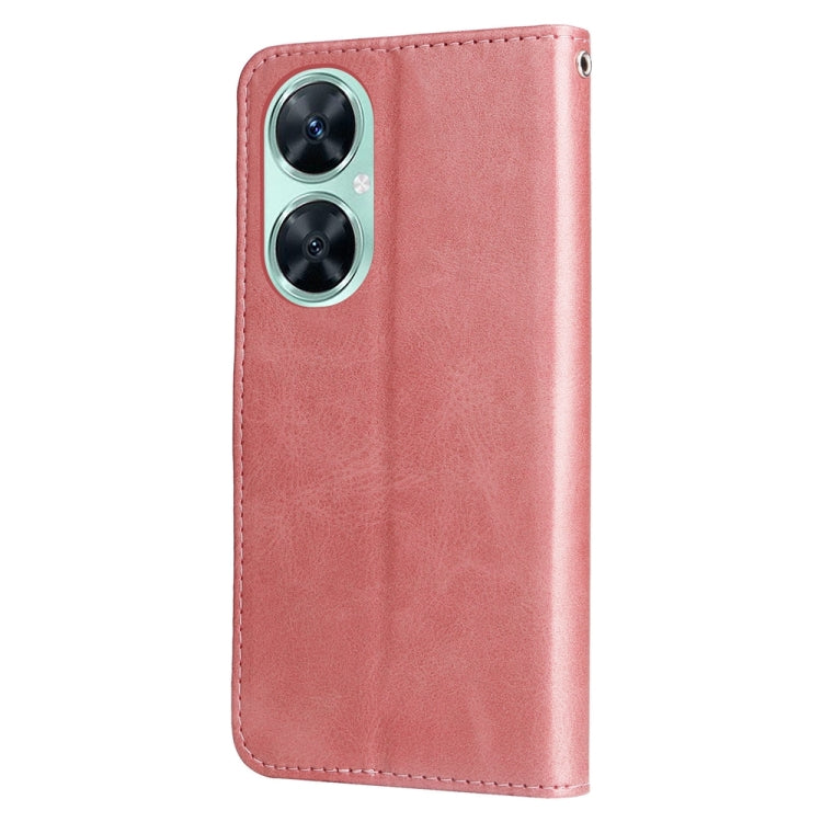 For Huawei nova 11i / Maimang 20 5G / Enjoy 60 Pro Fashion Calf Texture Zipper Leather Phone Case