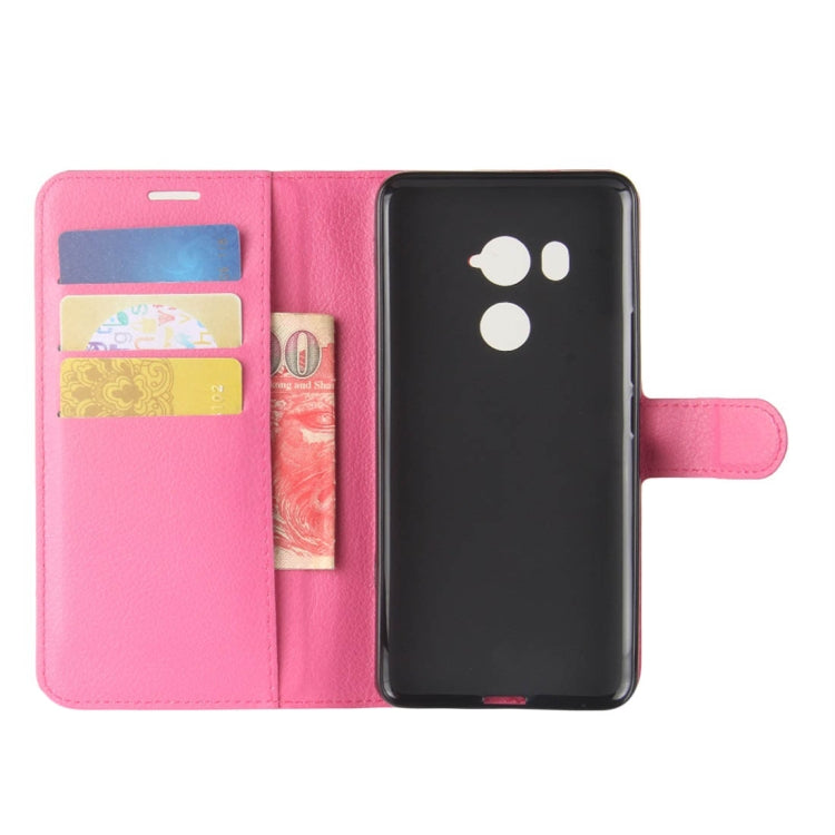 For HTC U11 EYEs Litchi Texture Horizontal Flip Leather Case with Wallet & Holder & Card Slots