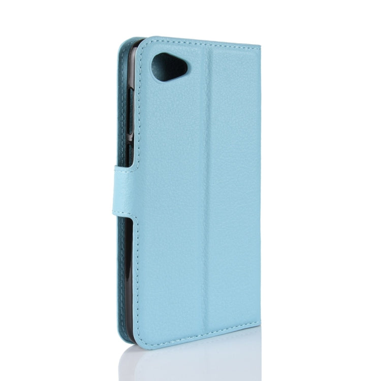 For HTC Desire 12 Litchi Texture Horizontal Flip Leather Case with Wallet & Holder & Card Slots