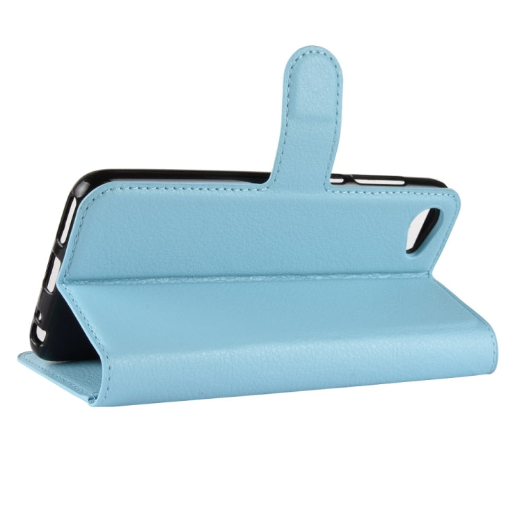 For HTC Desire 12 Litchi Texture Horizontal Flip Leather Case with Wallet & Holder & Card Slots