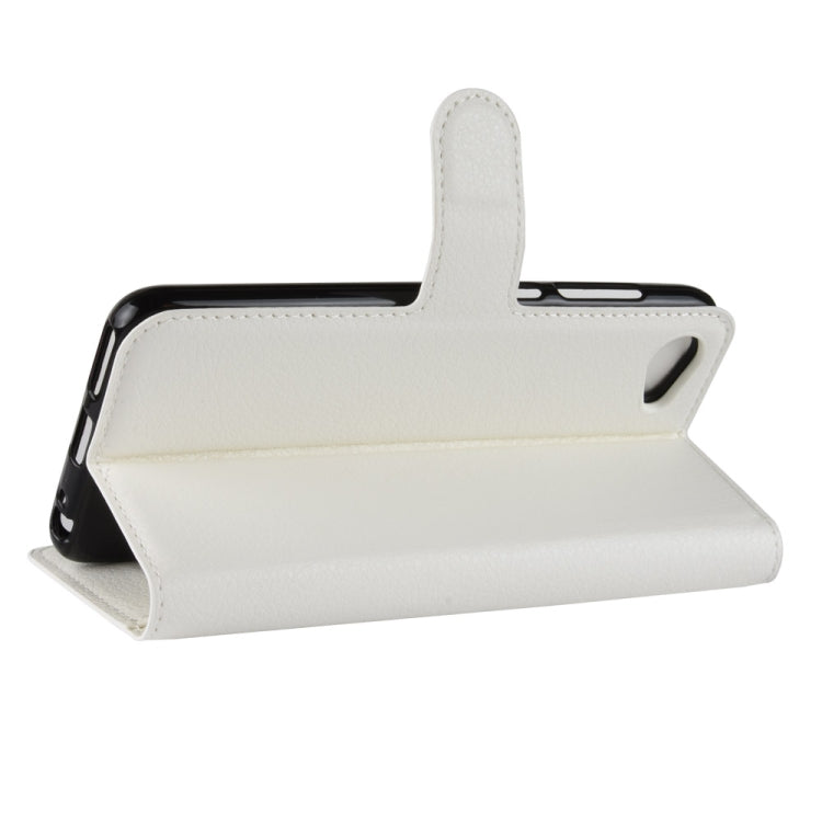 For HTC Desire 12 Litchi Texture Horizontal Flip Leather Case with Wallet & Holder & Card Slots