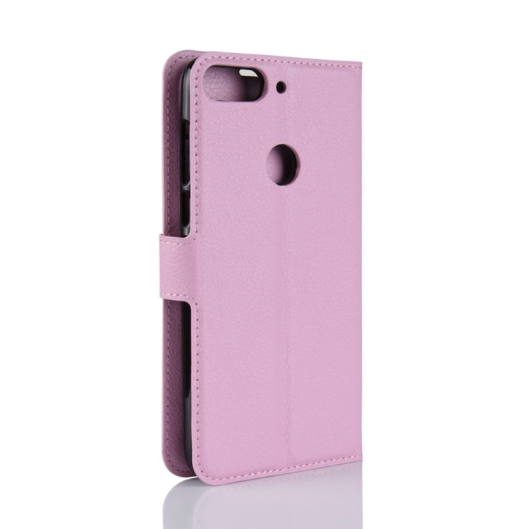 For HTC Desire 12+ Litchi Texture Horizontal Flip Leather Case with Wallet & Holder & Card Slots