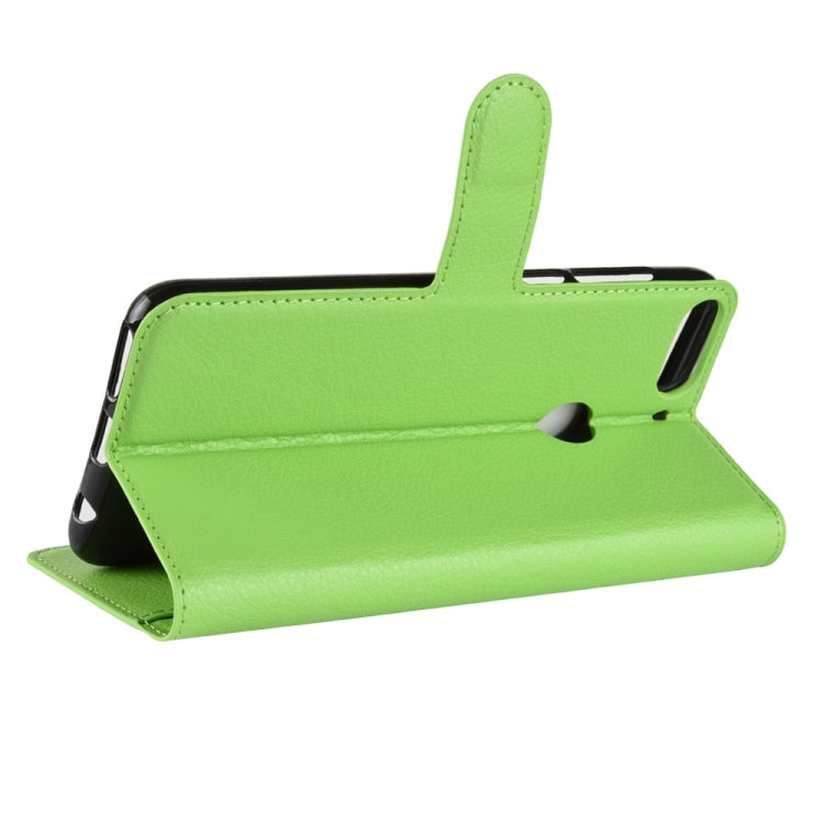 For HTC Desire 12+ Litchi Texture Horizontal Flip Leather Case with Wallet & Holder & Card Slots