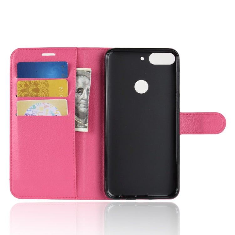 For HTC Desire 12+ Litchi Texture Horizontal Flip Leather Case with Wallet & Holder & Card Slots