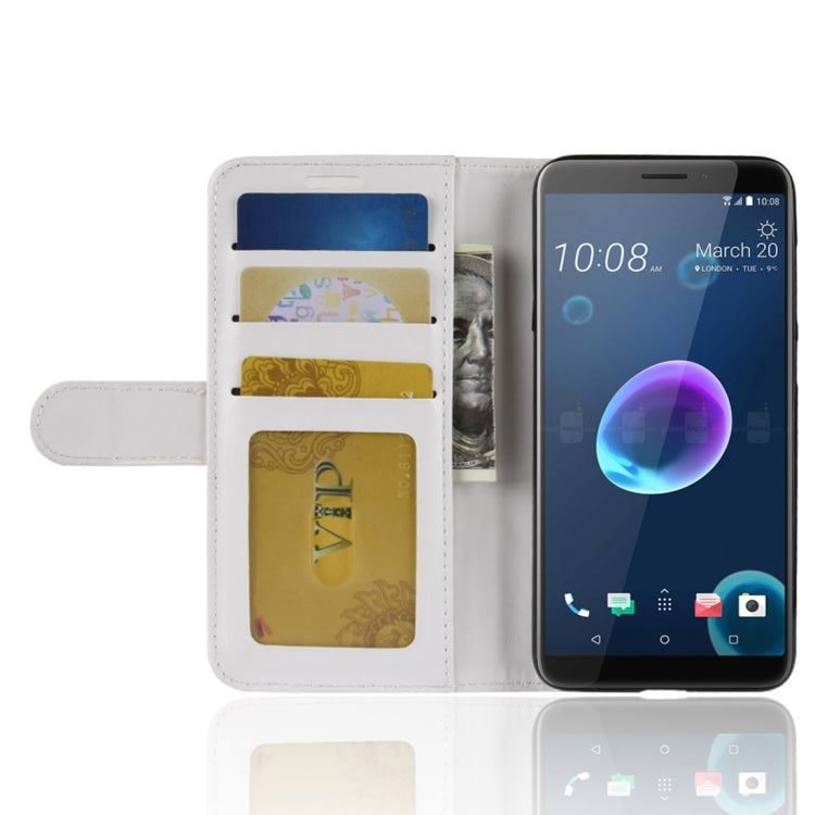 For HTC Desire 12  PU + TPU Crazy Horse Texture Horizontal Flip Leather Case with Wallet & Holder & Card Slots