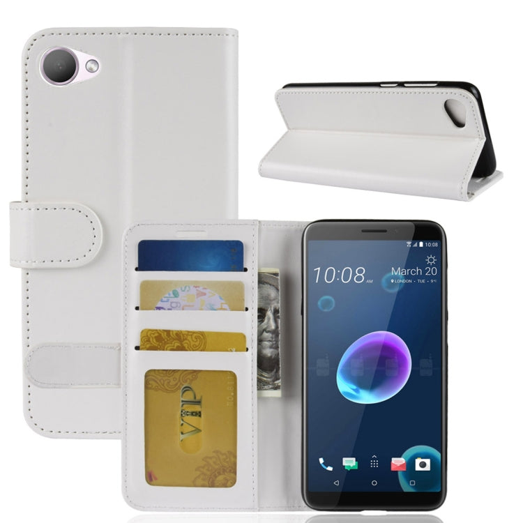 For HTC Desire 12  PU + TPU Crazy Horse Texture Horizontal Flip Leather Case with Wallet & Holder & Card Slots