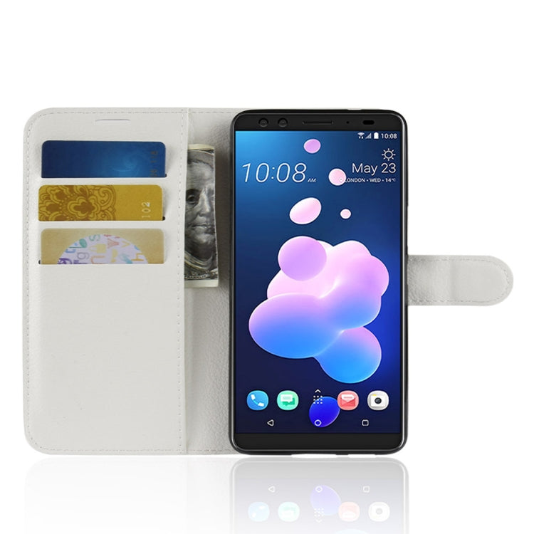 Litchi Texture Horizontal Flip Leather Case for HTC U12+, with Wallet & Holder & Card Slots