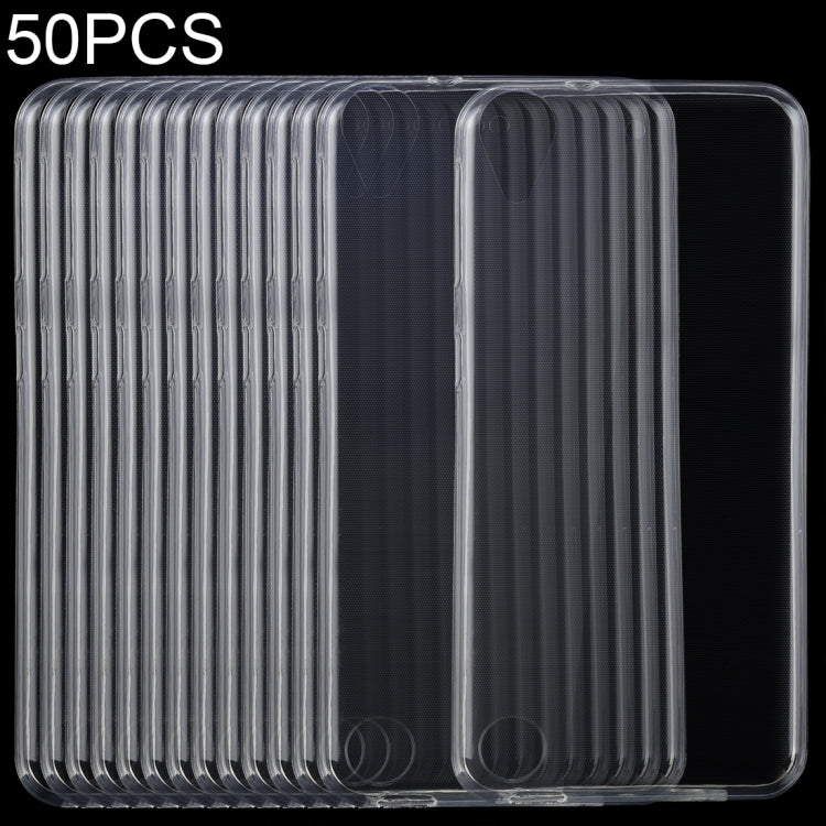 50 PCS 0.75mm Transparent TPU Case for HTC Desire 626