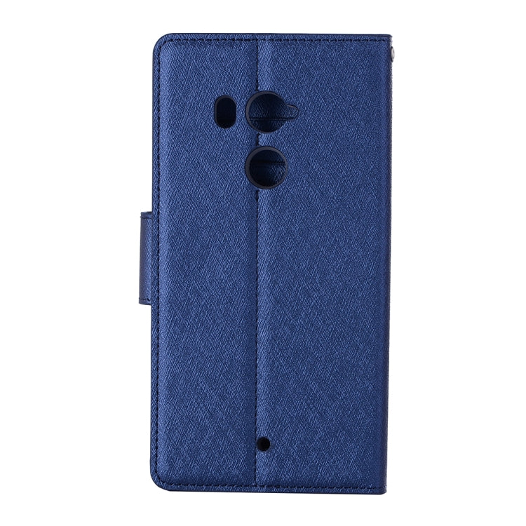 For HTC U11 Plus Silk Texture Horizontal Flip Leather Case with Holder & Card Slots & Wallet & Photo Frame
