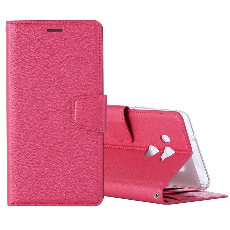 For HTC U11 Plus Silk Texture Horizontal Flip Leather Case with Holder & Card Slots & Wallet & Photo Frame